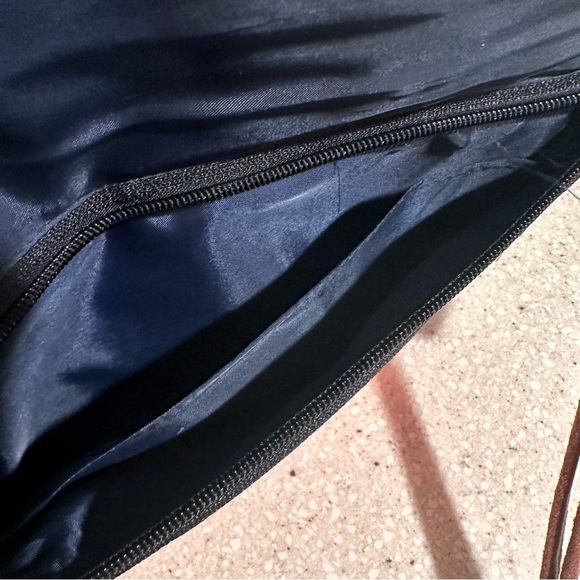 Ethnic Boho Large Clutch Suede Wristlet Bag Handmade Embroidery Tassels Indi NEW - Picture 7 of 16